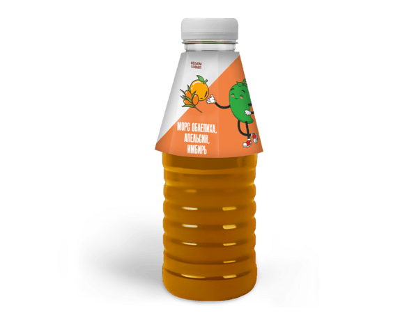 Морс Облепиха, апельсин, имбирь 0.5л