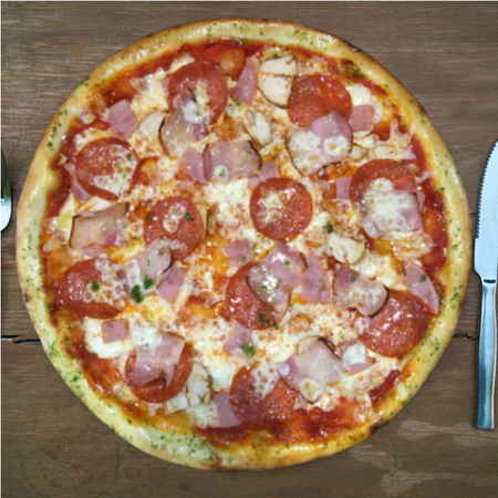 Четыре мяса 25 см