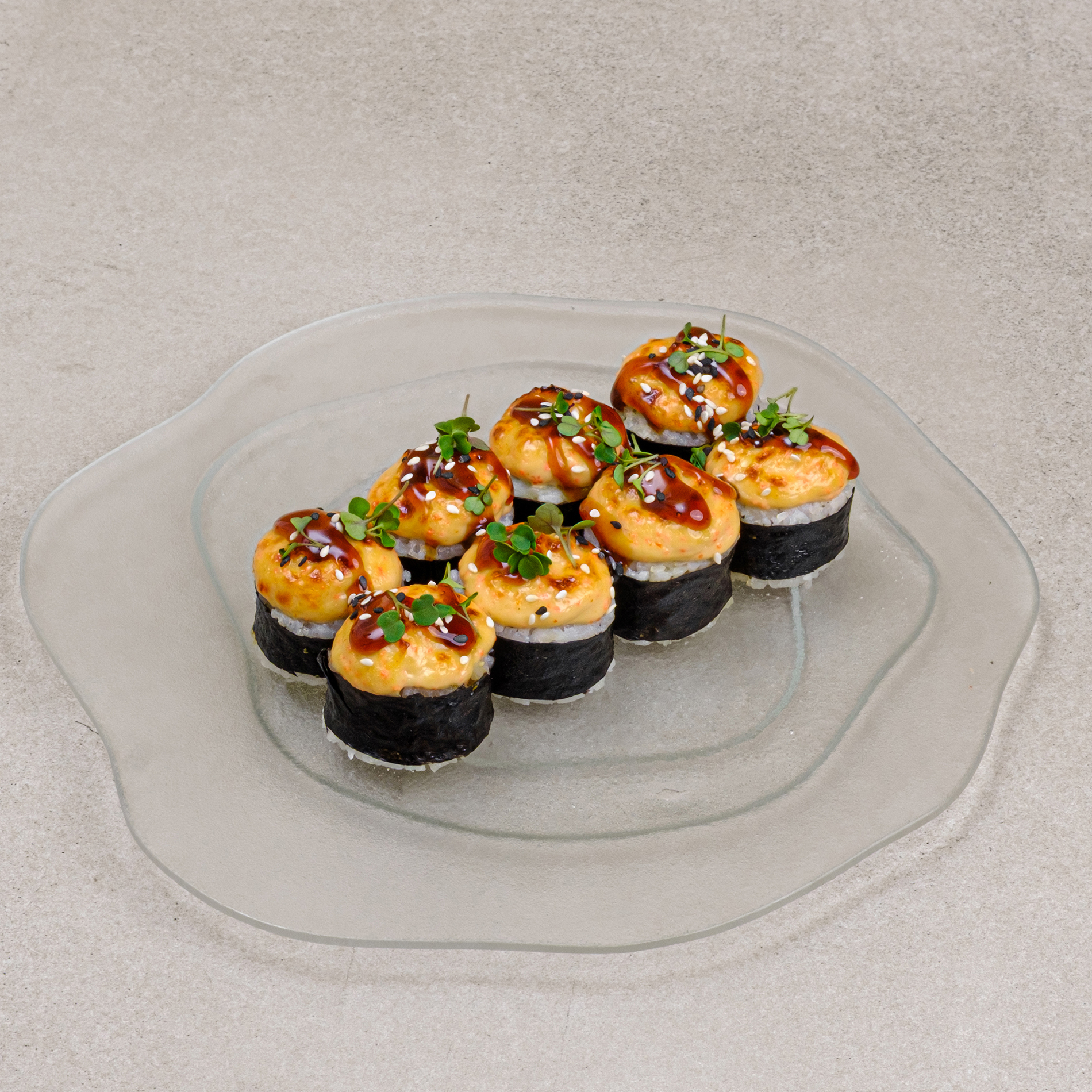 Запечённый лосось манго яки