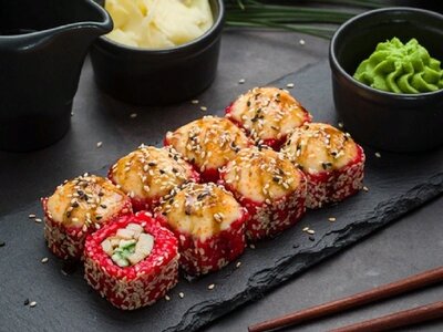 Hot Запеченный с кальмаром