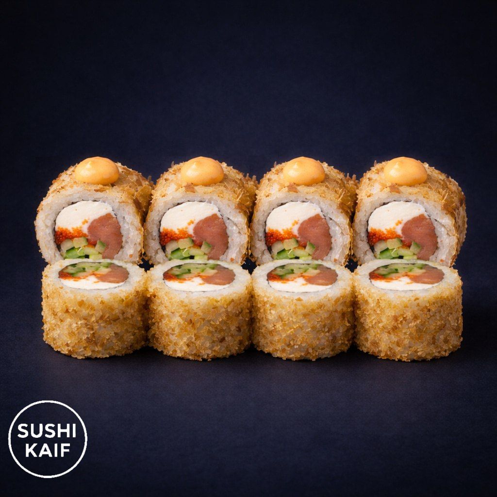 Бонито с копченым лососем