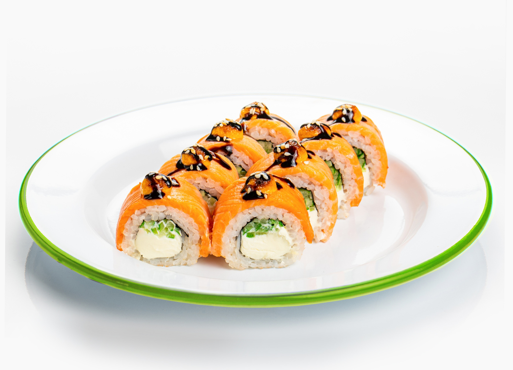 Запеченный ролл Филадельфия