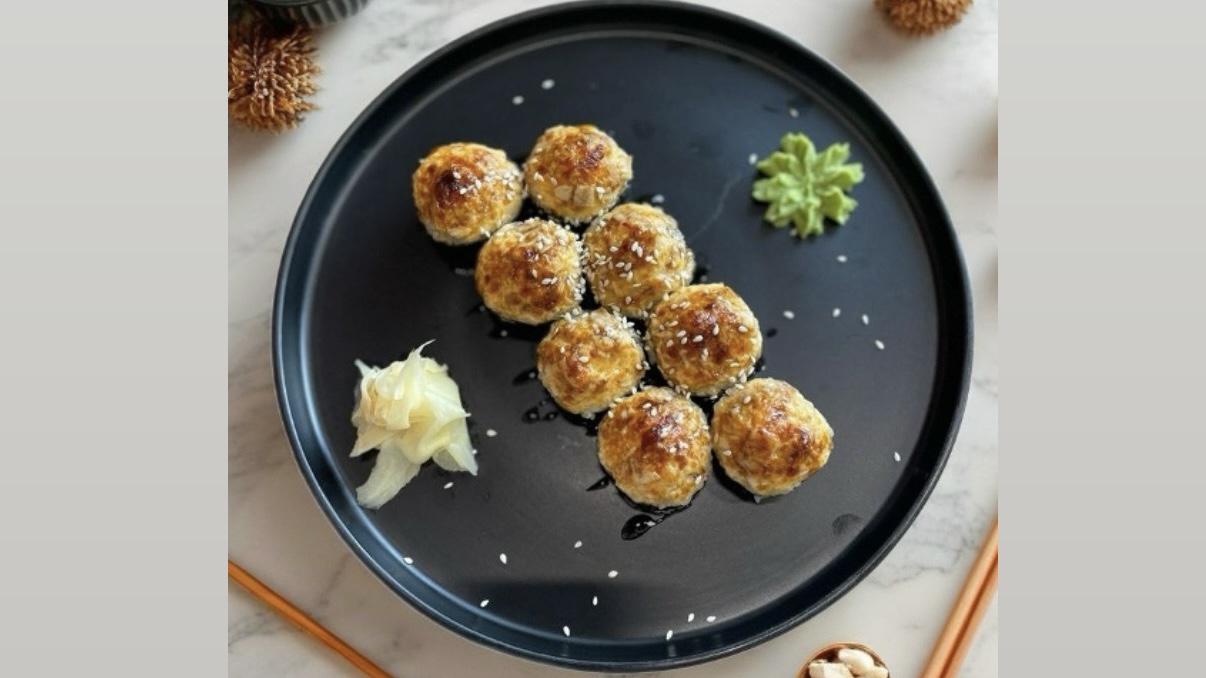 Запеченный чикен ролл