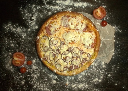 Пикантная + Салями = два в одном