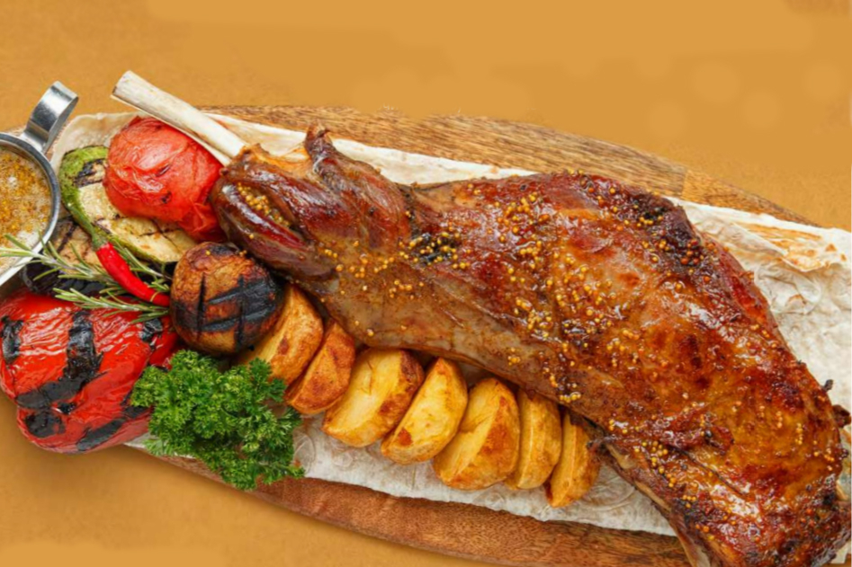 Плечо барашка, запечённое в печи
