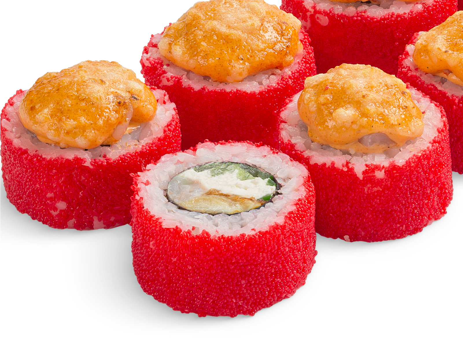 Ролл Киото с белым соусом