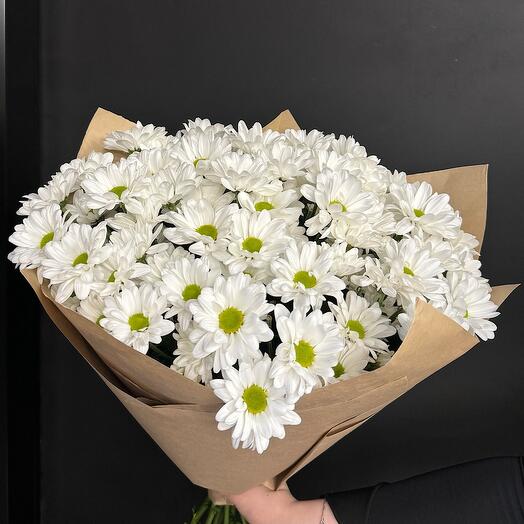 Букет из кустовых хризантем