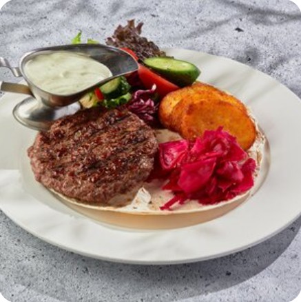 Плесковица с картофельными оладьями