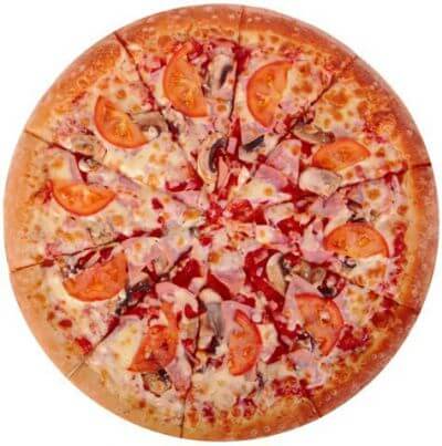 Ветчина и Грибы 25 см