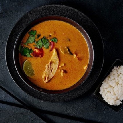 Остырый суп с курицей