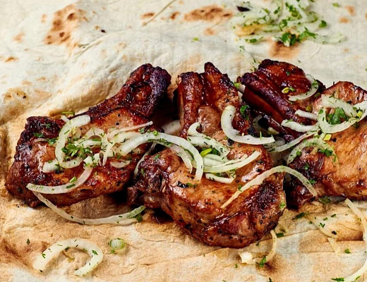 Шашлык из свиной спинки