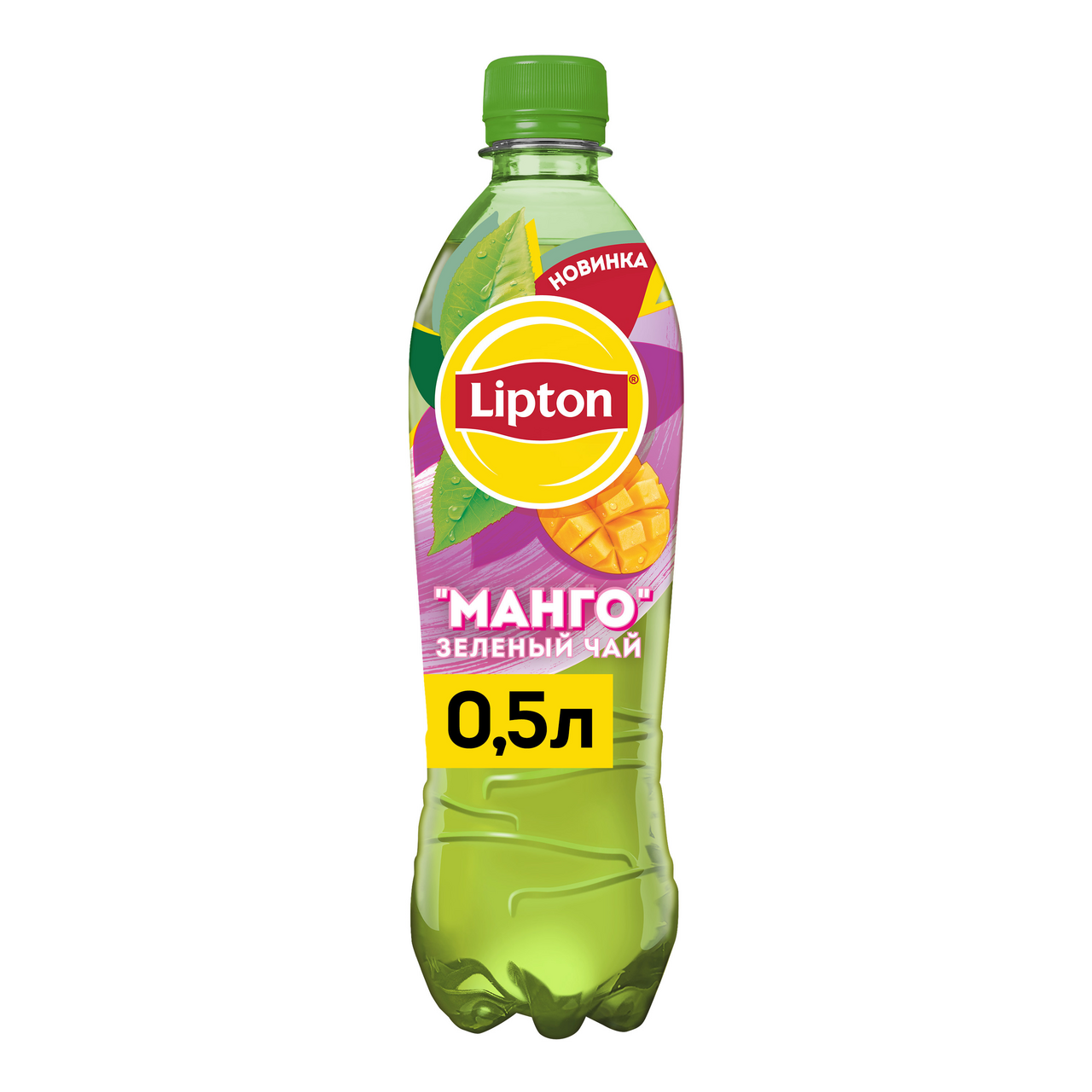 Чай «Липтон зелёный с манго» 0.5