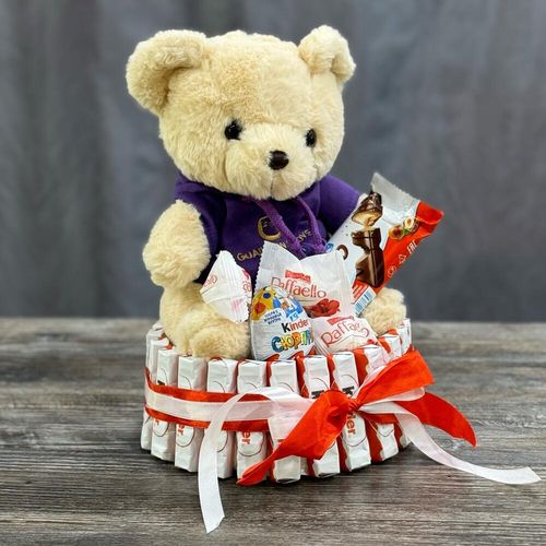 Мягкая игрушка Медведь со сладостями