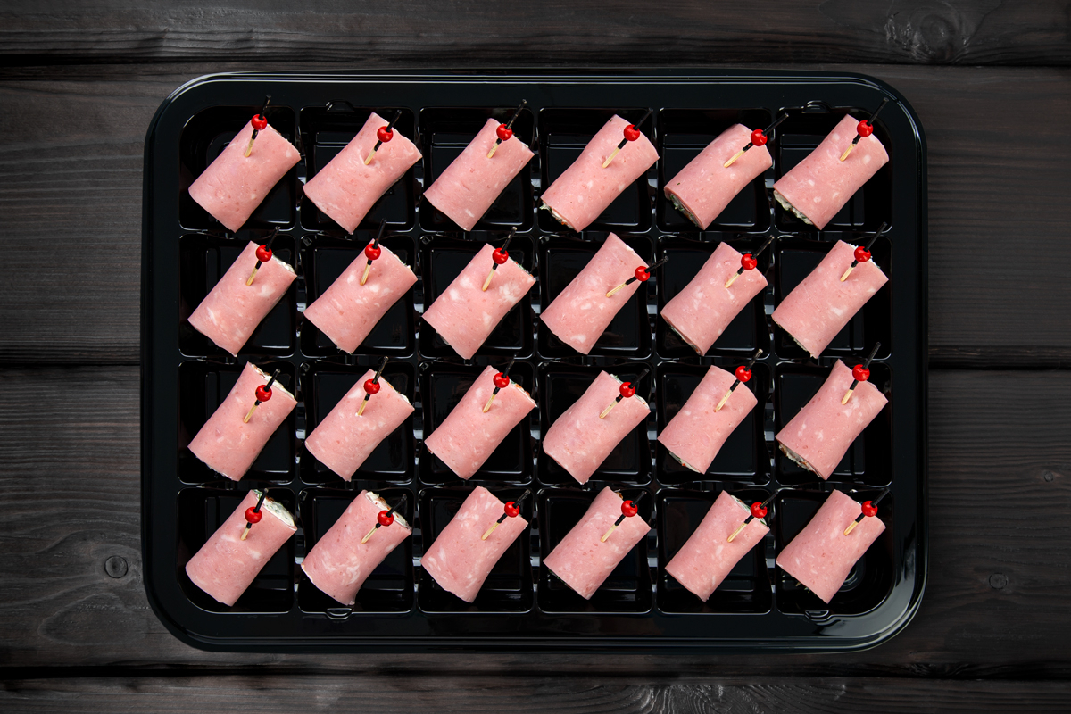 На 4-6 персон мини рулет из индейки