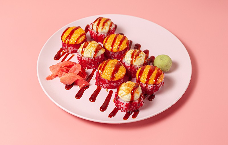 Ролл «Калифорния Лосось» grill