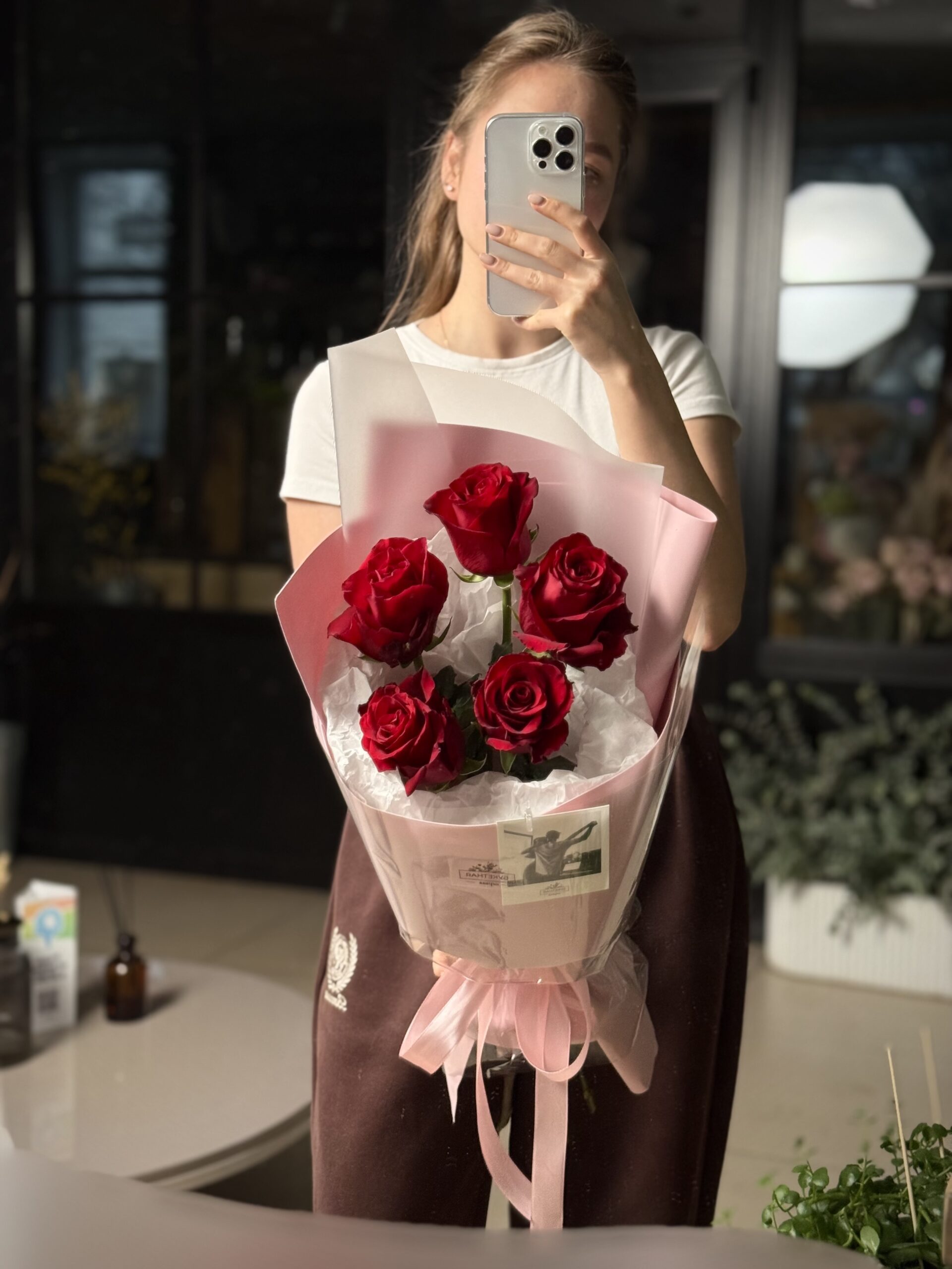 Букет из роз 5 шт