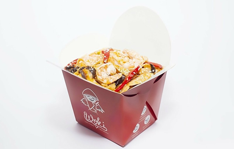 Вок 2 Удон с морепродуктами и овощами