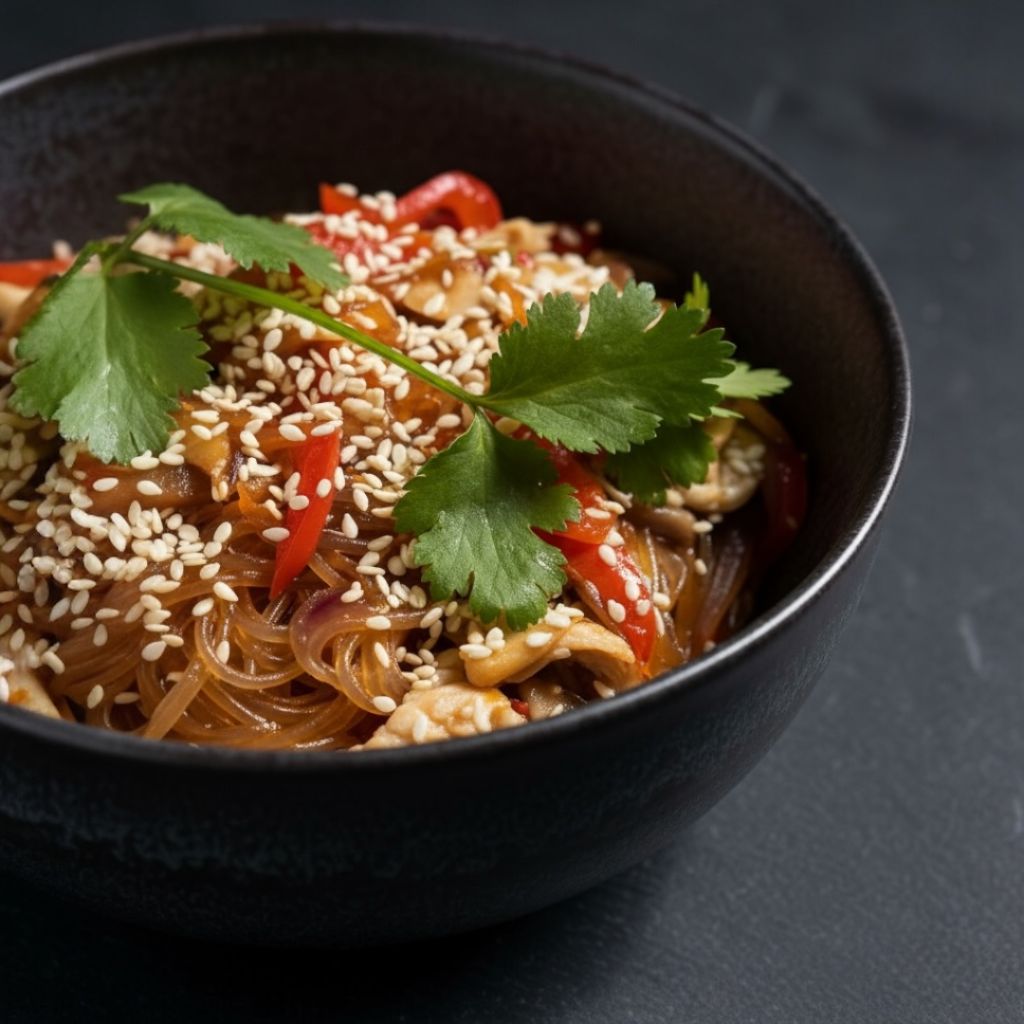 ФУНЧОЗА с КУРИЦЕЙ по-азиатски