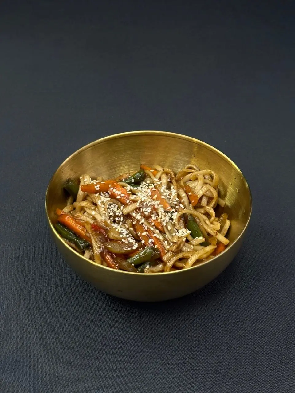 Удон с курицей в терияки