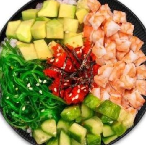 Поке с креветками