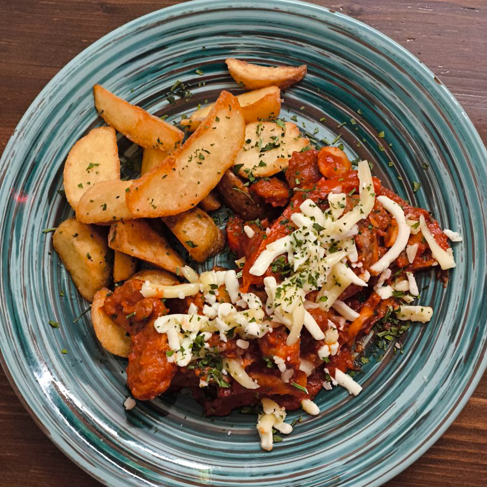 Жареха со свининой