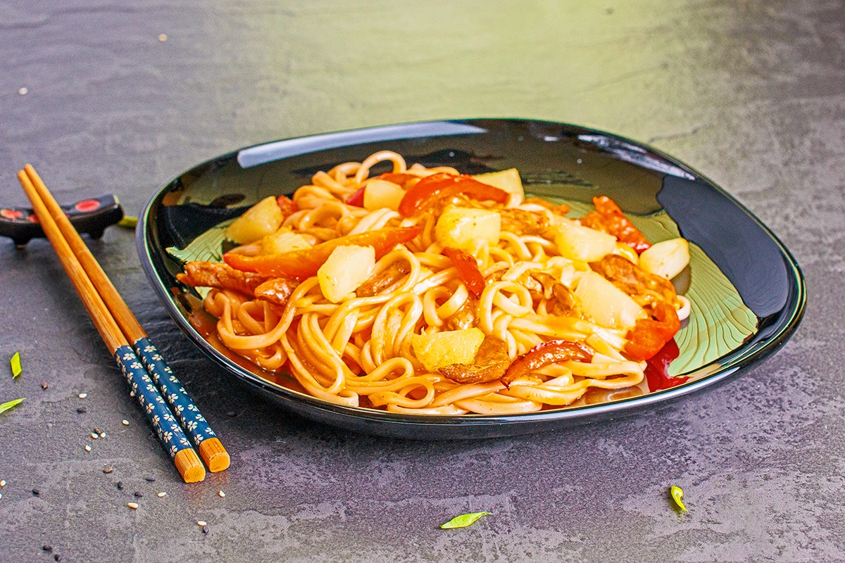 Свинина в кисло-сладком соусе