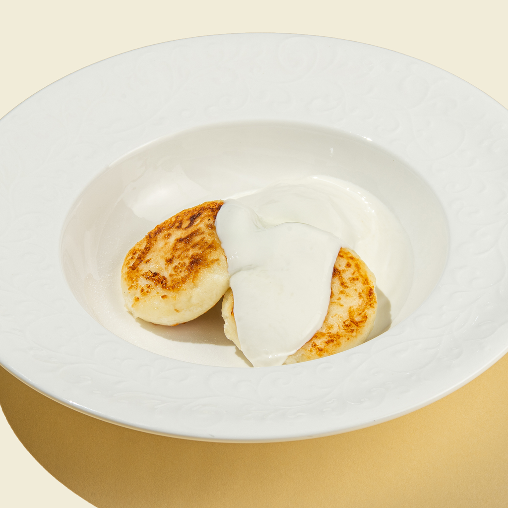 Сырники со сметаной