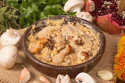 Чакондрили с цыпленком