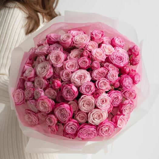 Пионы пионовидные Розы кустовые