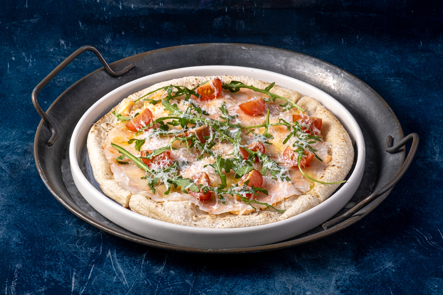 Лепешка с креветками