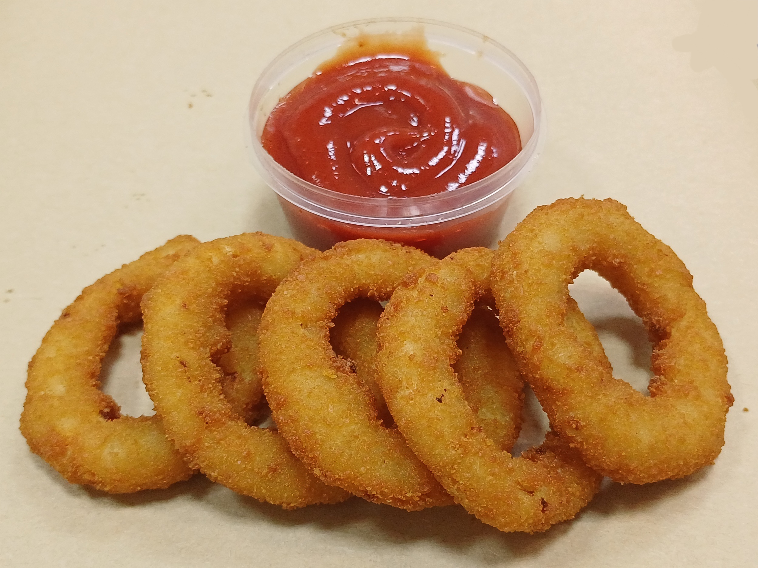 ЛУКОВЫЕ КОЛЕЧКИ + соус 5шт