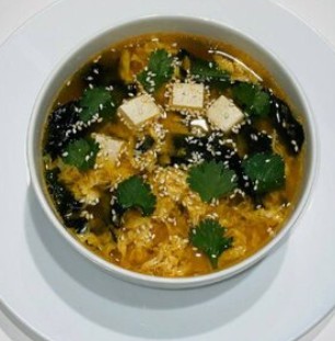 Мисо суп с кимчи соусом