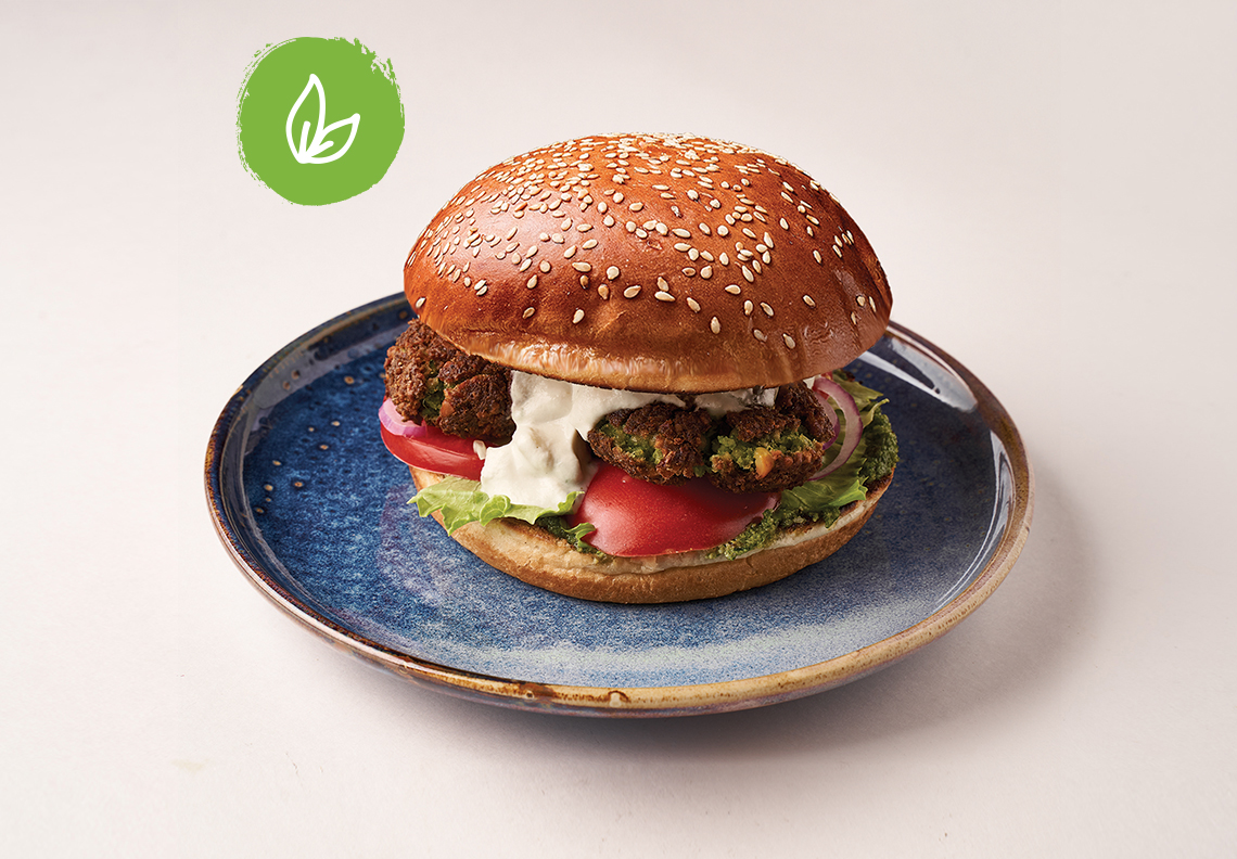 Бургер с фалафелем