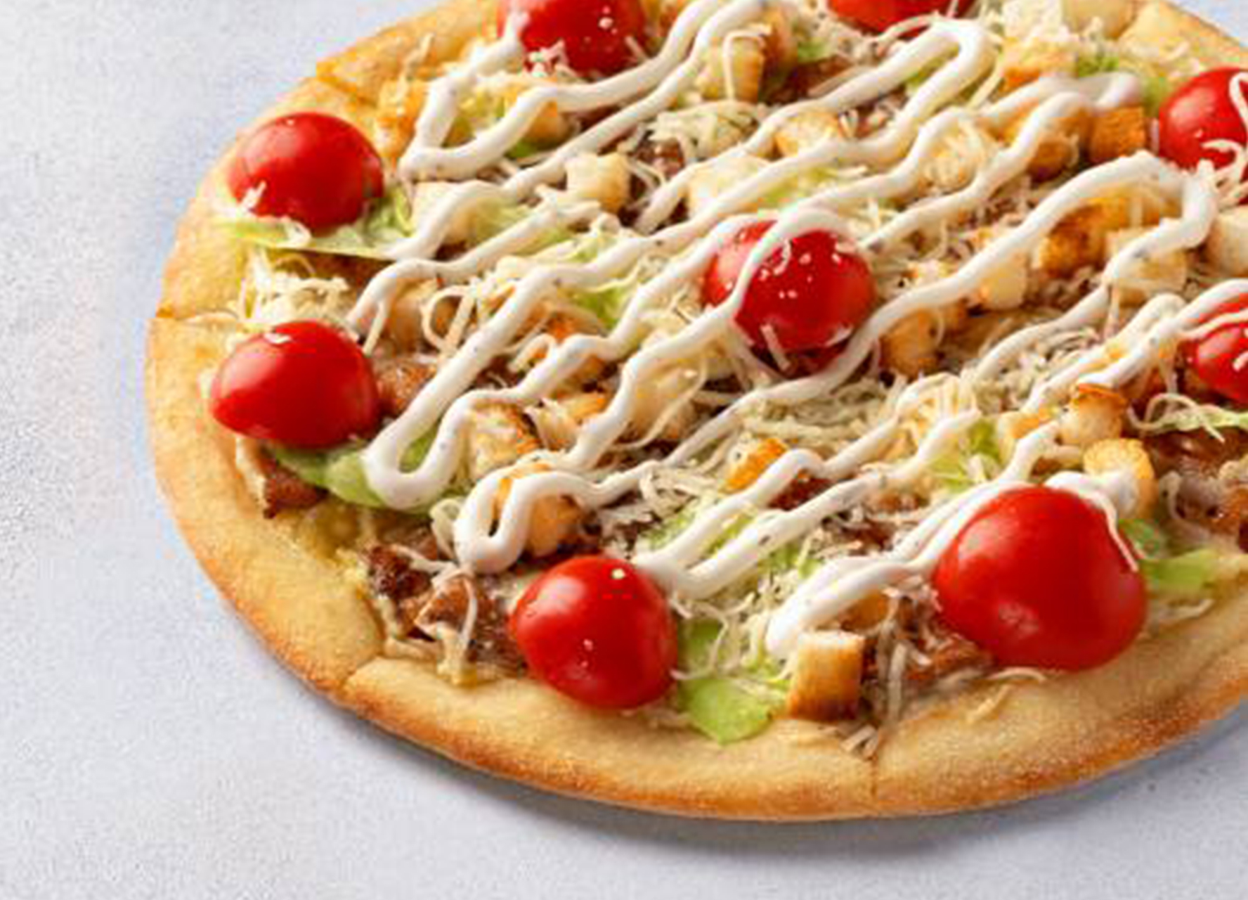 Пицца Цезарь 25 см на тонком