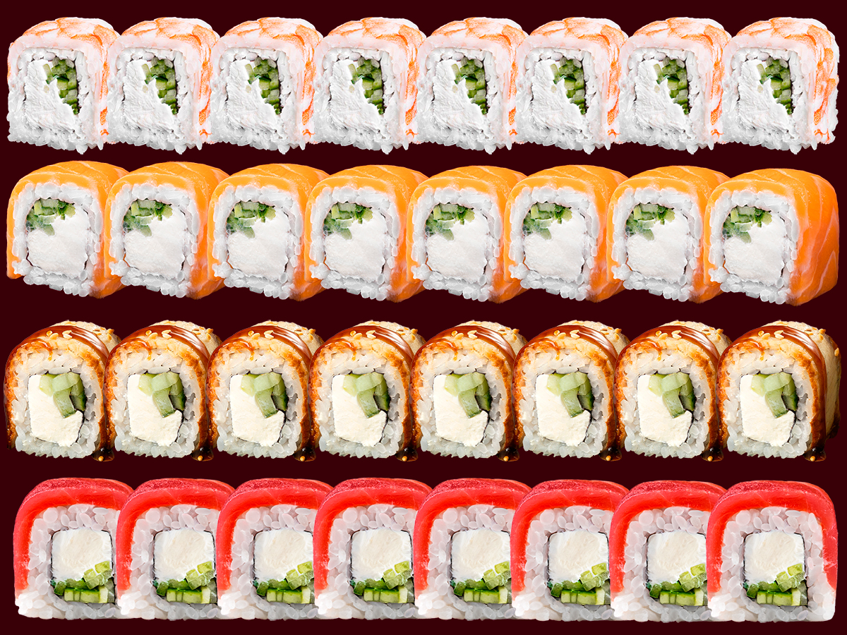 Сет роллов Филадельфия