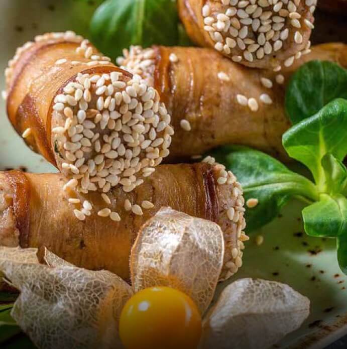 Баклажаны с ореховой начинкой