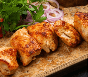 Шашлык из филе куриной грудки