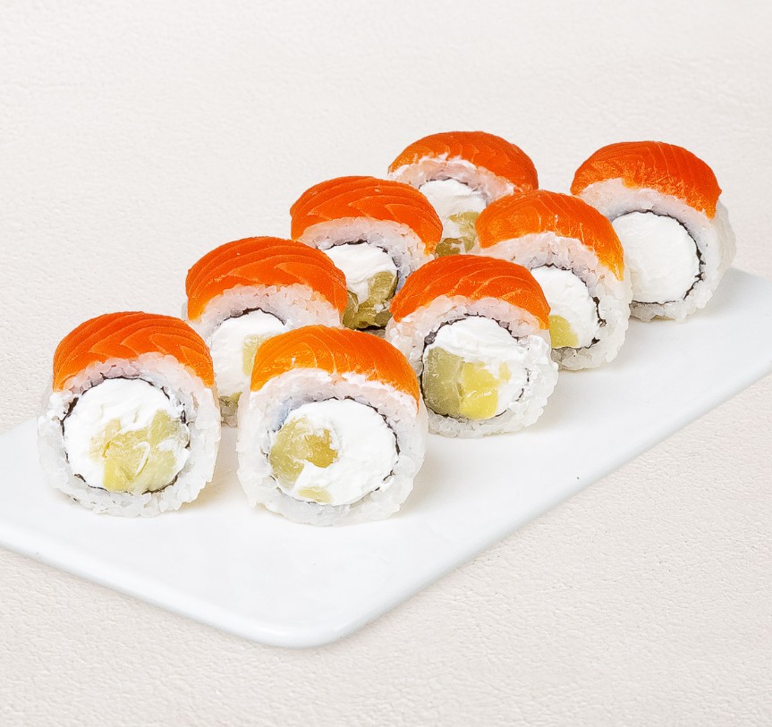 Ролл Филадельфия с ананасом