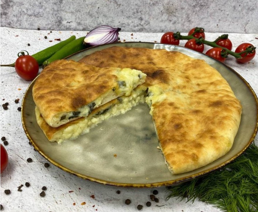 Пирог с сыром и шпинатом