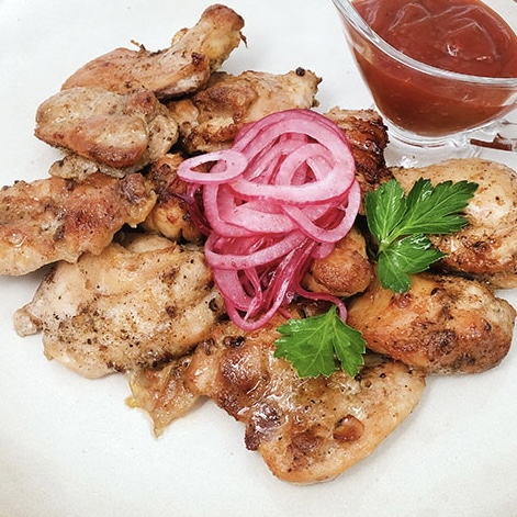Шашлык из куриного бедра