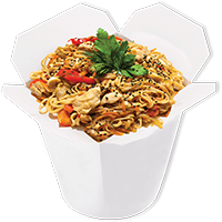 Лапша wok с курицей