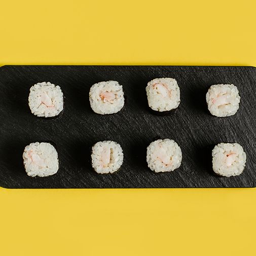 Маки с креветкой