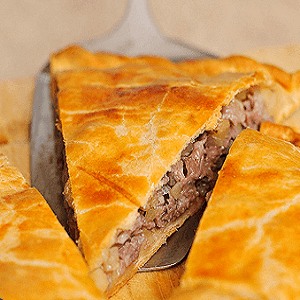 Пирог закрытый с мясом(заказ за сутки)
