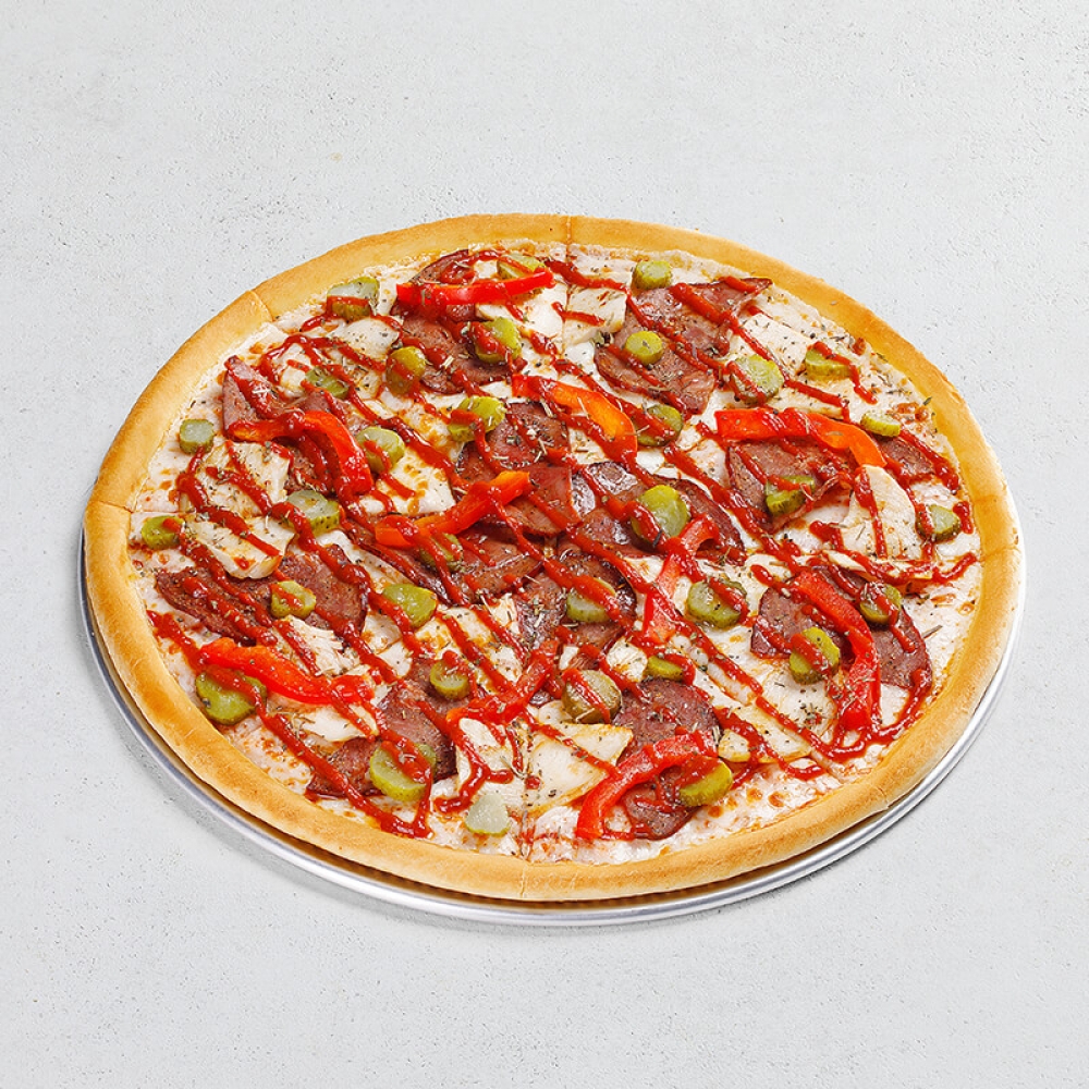 Чикен-пастрами на томатном соусе