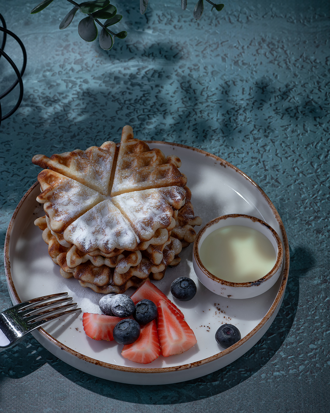 Вафли с топпингом на выбор