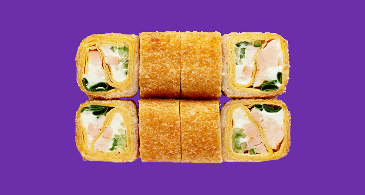 Темпурная тортилья с курицей