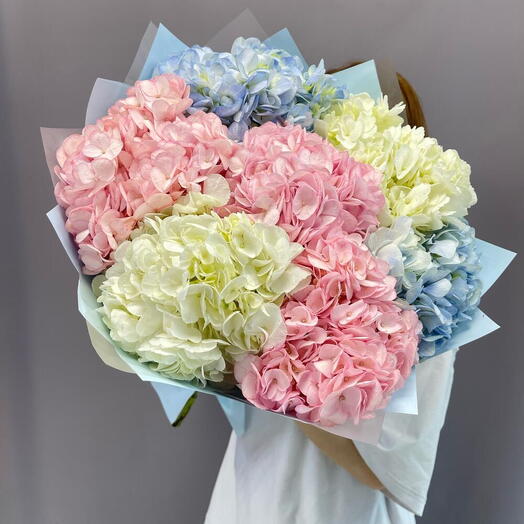 Монобукет из гортензии 