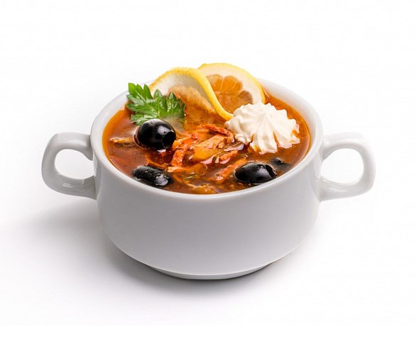 Солянка с оливками 250