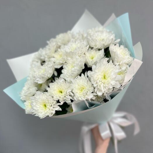 Букет из хризантем - размер S