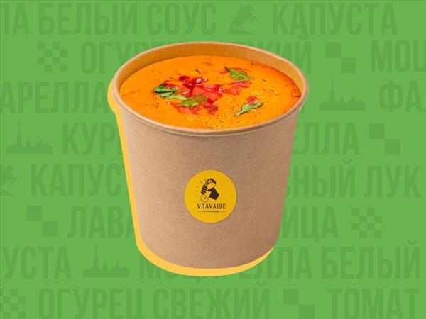 Суп-крем Томатный с копченой курицей